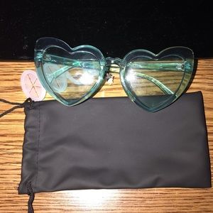 Heart shape glasses